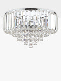 Laura Ashley Vienna crystal flush ceiling light (British brand)