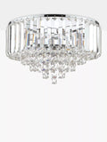 Laura Ashley Vienna crystal flush ceiling light (British brand)