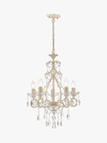 Laura Ashley Shamley chandelier matt white finish - British product