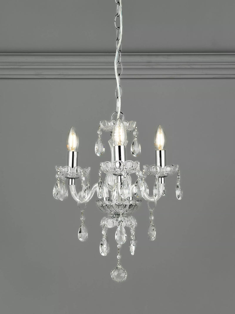 Laura Ashley Harriet crystal chandelier clear UK version