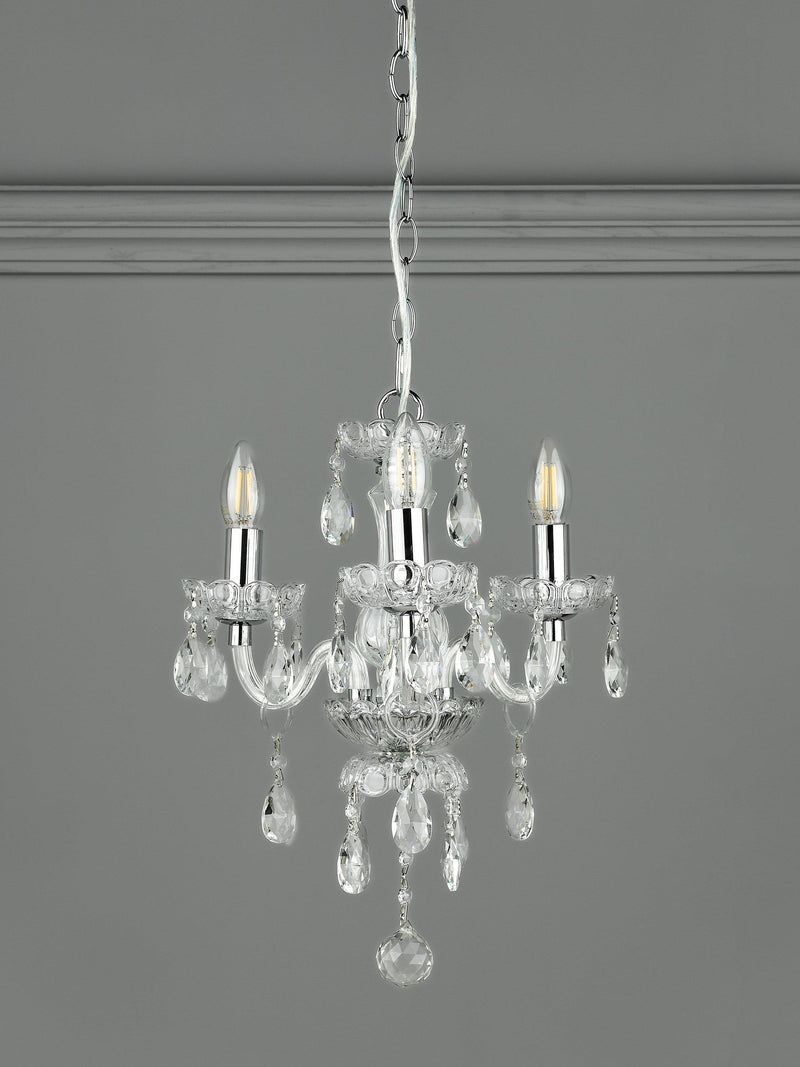 Laura Ashley Harriet crystal chandelier clear UK version
