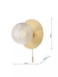 Laura Ashley Prague bathroom wall light, UK version