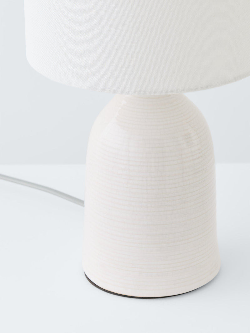 Laura Ashley Penny ceramic table lamps cream set of 2 (British brand)