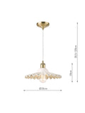 Laura Ashley Beca ceramic ceiling light large (British brand)