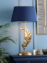 John Lewis Laura Ashley Archer Leaf Table Lamp, Gold- Buy online at McGrocer