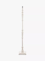 John Lewis Laura Ashley Tate Candlestick Floor Lamp Base, Matt White- Buy online at McGrocer