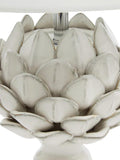 Laura Ashley artichoke ceramic table lamp gloss white (British brand)