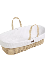 John Lewis The Little Green Sheep Organic Knitted Moses Basket with Mattress- Buy online at McGrocer
