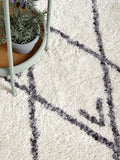 John Lewis Berber style runner rug grey 200x70cm, UK version