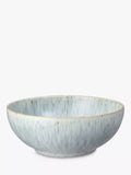 Denby stoneware cereal bowls set of 4 17cm grey, imported from the UK