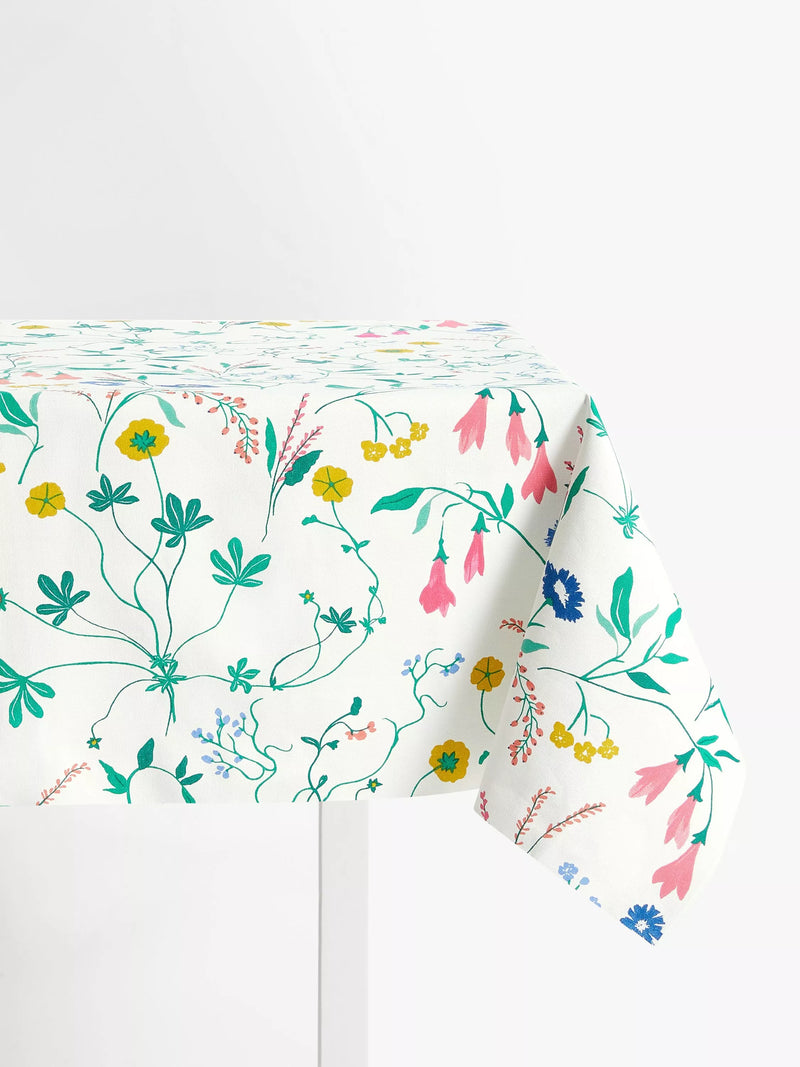 John Lewis Foxlease multi oilcloth tablecloth fabric - British product