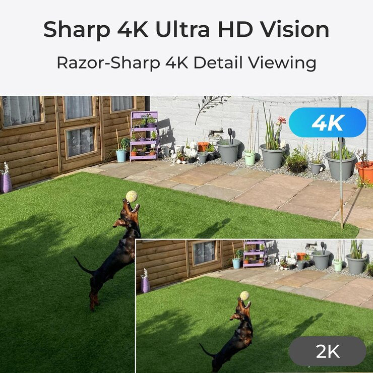 Reolink 8MP security camera system, imported from the UK