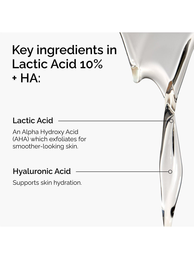 The Ordinary Lactic Acid 10% + HA 2% serum 30ml - British product