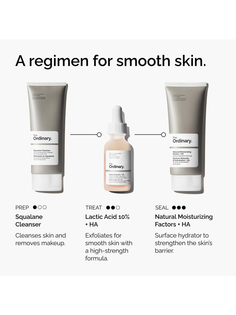 The Ordinary Lactic Acid 10% + HA 2% serum 30ml - British product