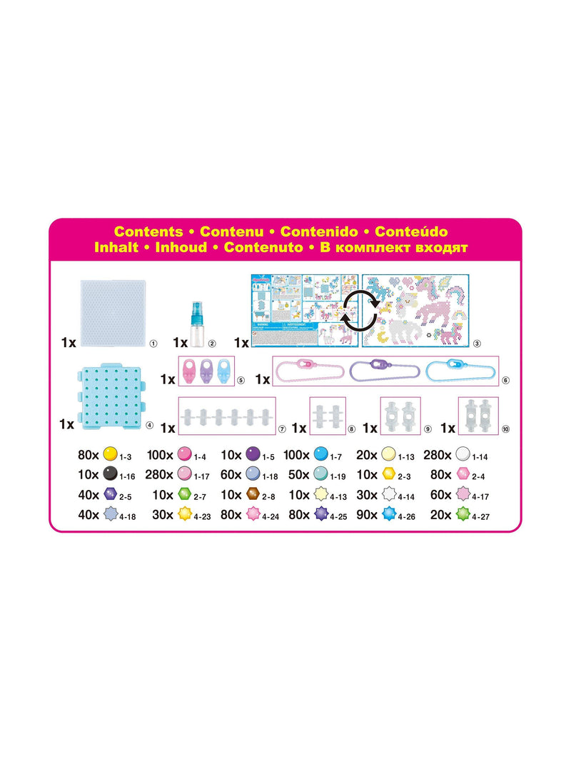 Aquabeads Mystic Unicorn craft set 1500 beads UK version