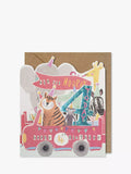 Paperlink Animals 4th Birthday Card, imported from the UK