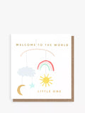 Caroline Gardner new baby card blank inside - British product