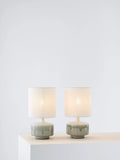 John Lewis Delaney table lamp set of 2 light green (British brand)