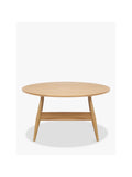 ercol Shalstone oak coffee table 80cm with shelf (British brand)