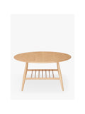 ercol Shalstone oak coffee table 80cm with shelf (British brand)