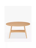 ercol Shalstone oak coffee table 80cm with shelf (British brand)