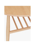 ercol Shalstone oak coffee table 80cm with shelf (British brand)