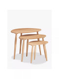 ercol Shalstone nest of 3 tables oak - British product