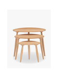 ercol Shalstone nest of 3 tables oak - British product