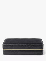 John Lewis Aspinal of London Large Pebble Leather Jewellery Case- Buy online at McGrocer