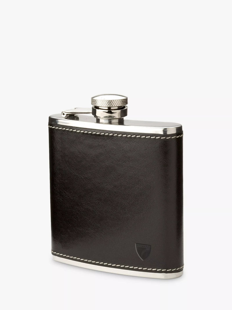 Aspinal of London leather hip flask 5oz (British brand)
