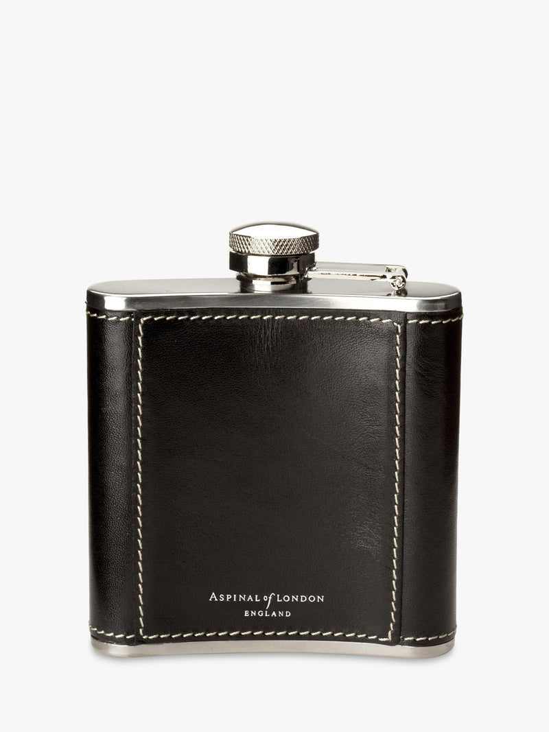 Aspinal of London leather hip flask 5oz (British brand)