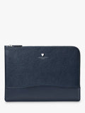 Aspinal of London City Pebble Leather Laptop Folio