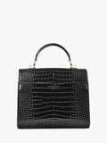 Aspinal of London Mayfair croc effect leather cross body bag, UK version