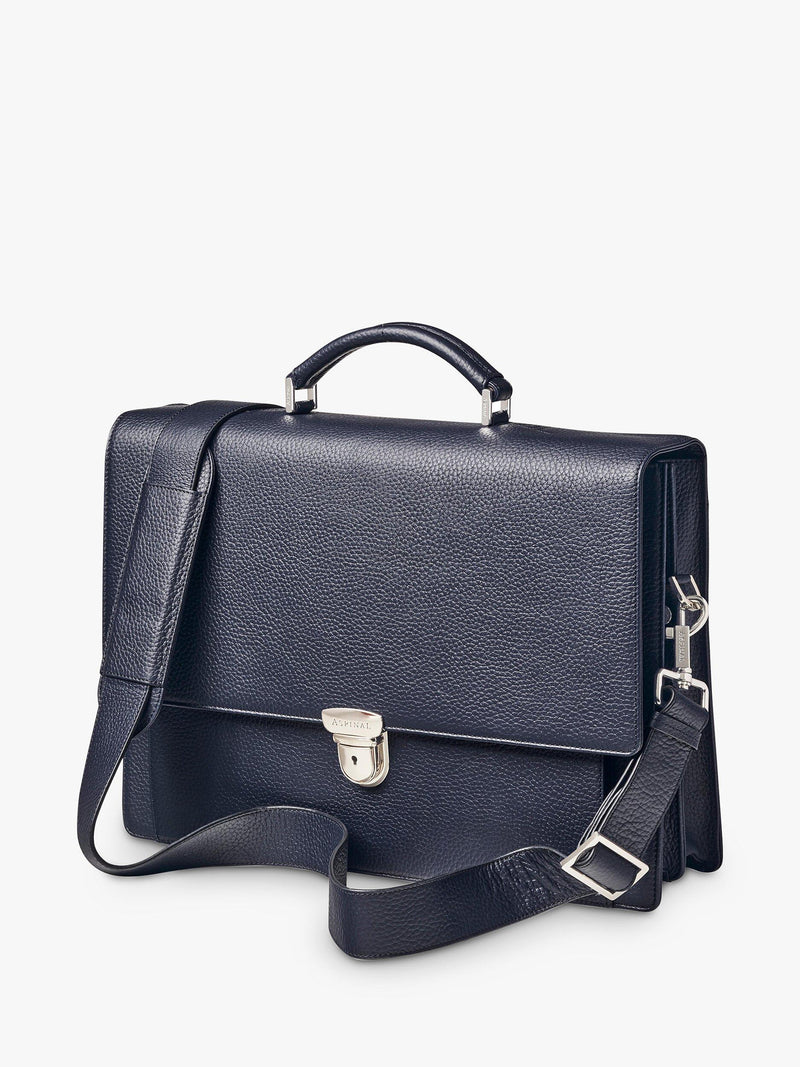 Aspinal of London leather laptop briefcase (British brand)