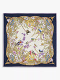 Aspinal of London Edwardian Garden Silk Square Scarf