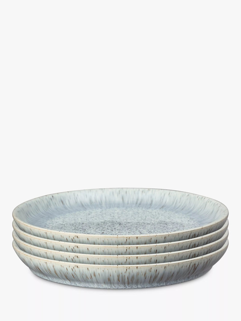 Denby Halo Speckle dinner plates 26cm, UK version