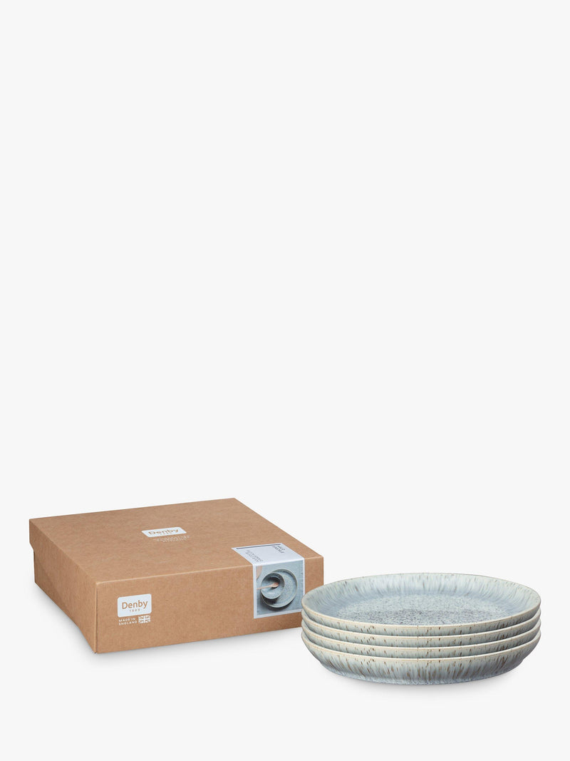 Denby Halo Speckle dinner plates 26cm, UK version