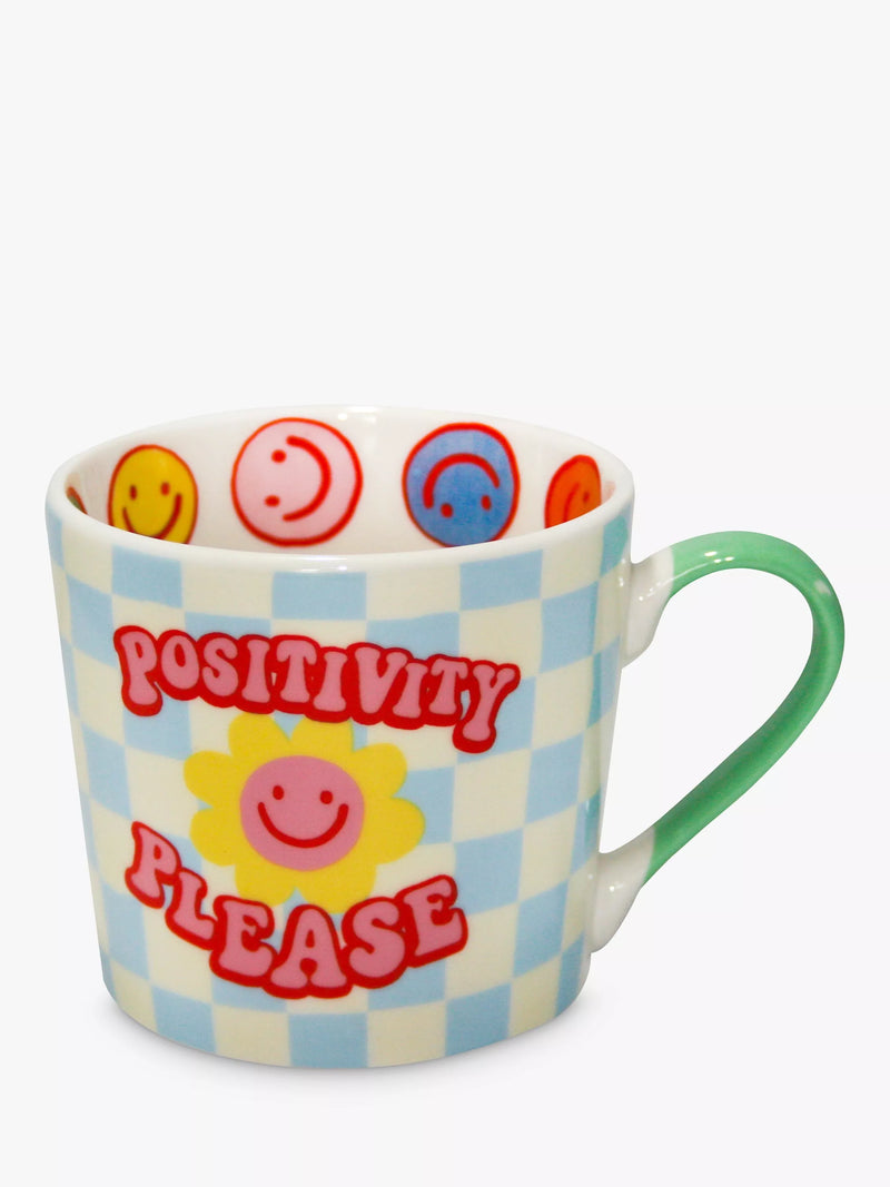 Eleanor Bowmer Positivity Please mug 300ml - British product