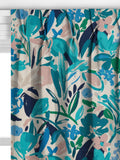 John Lewis Abstract Blossom turquoise made to measure curtain (British brand)