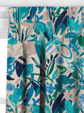John Lewis Abstract Blossom turquoise made to measure curtain (British brand)