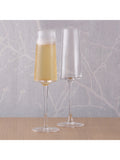 Anton Studio Designs clear champagne flute glasses set of 2 250ml - British product