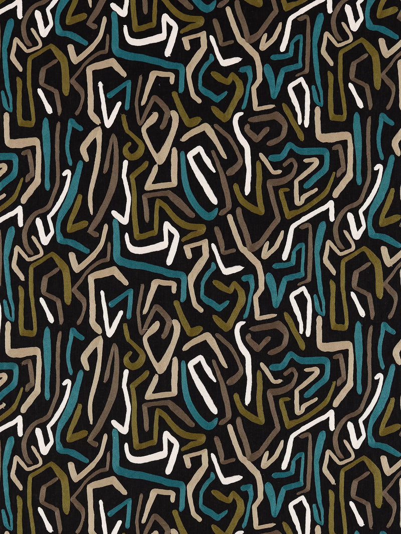 Harlequin Synchronic furnishing fabric abstract pattern 139.2cm, UK version