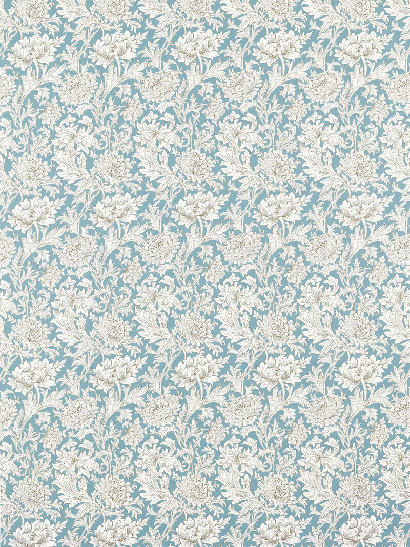 Morris & Co Chrysanthemum toile furnishing fabric 139cm (British brand)