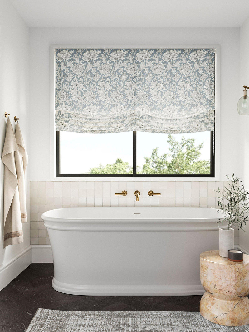 Morris & Co Chrysanthemum toile furnishing fabric 139cm (British brand)