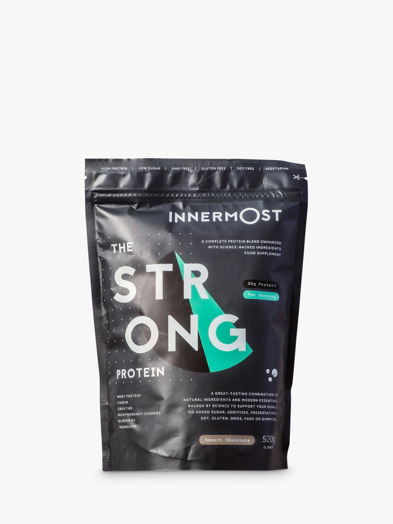 Chocolate Protein Powder for Muscle Growth and Strength, 520g