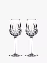 John Lewis Cut Glass Cognac Tasting Glasses, Set of 2, 310ml, Clear- Buy online at McGrocer