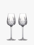 Waterford Crystal cut glass cognac tasting glasses set of 2 310ml (British brand)