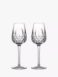 Waterford Crystal cut glass cognac tasting glasses set of 2 310ml (British brand)