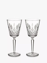 John Lewis Waterford Crystal Lismore Cut Glass Tall Wine Glass Clear Set of 2 450ml- Buy online at McGrocer