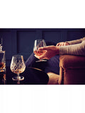 Waterford Lismore cut glass brandy balloon glasses set of 2 (British brand)